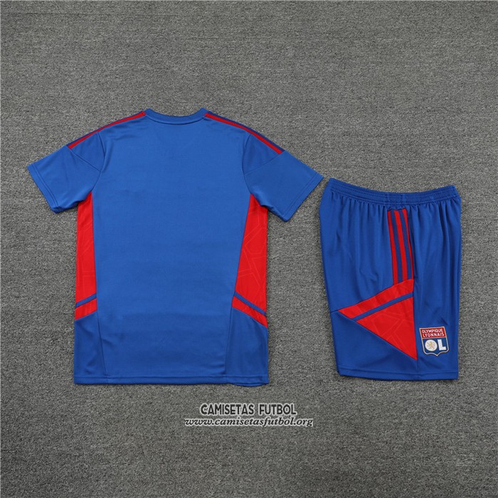 Chandal del Lyon Manga Corta 2022/2023 Azul - Pantalon Corto